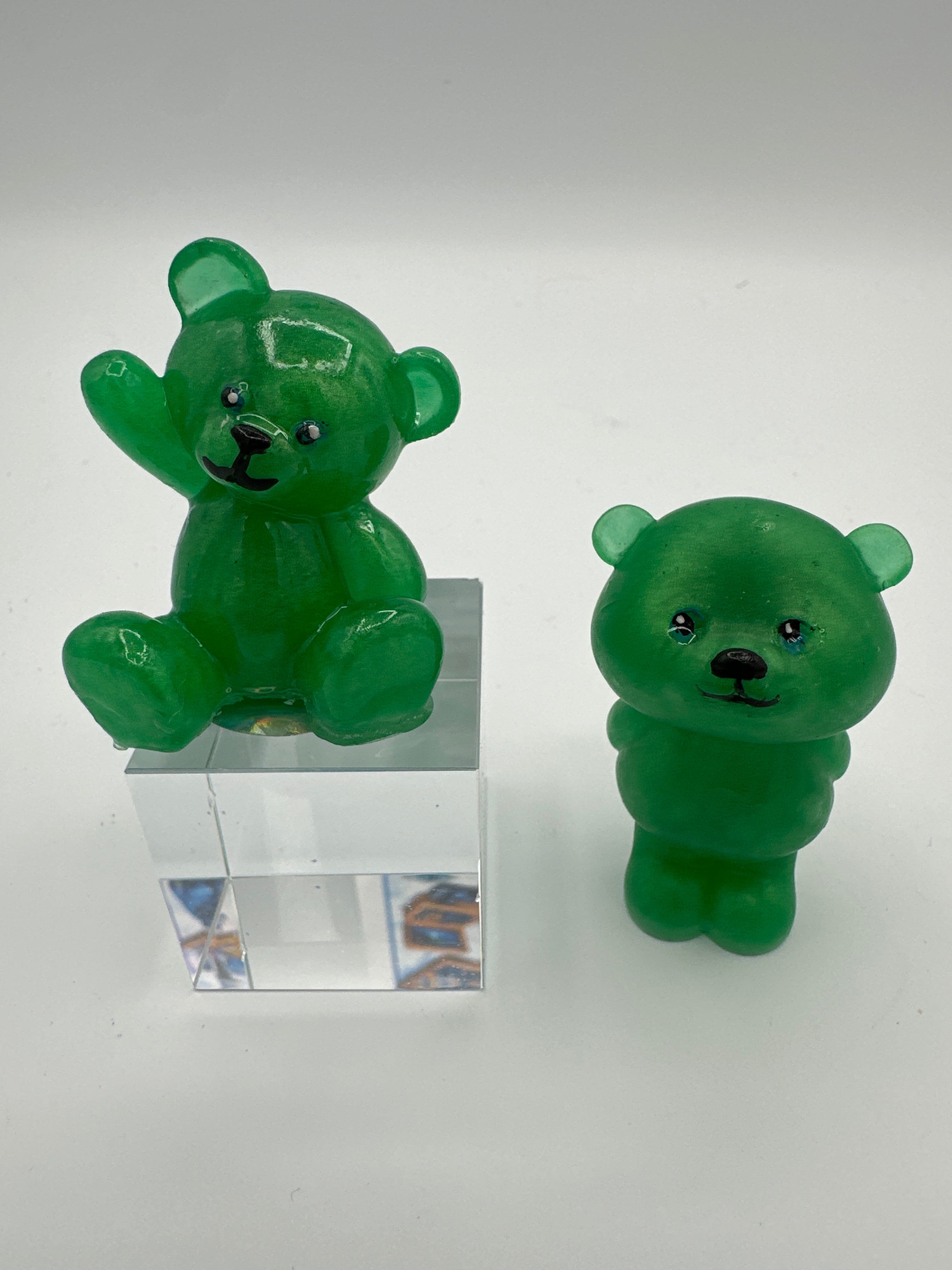 Bear Friends, set of 2 / Green
