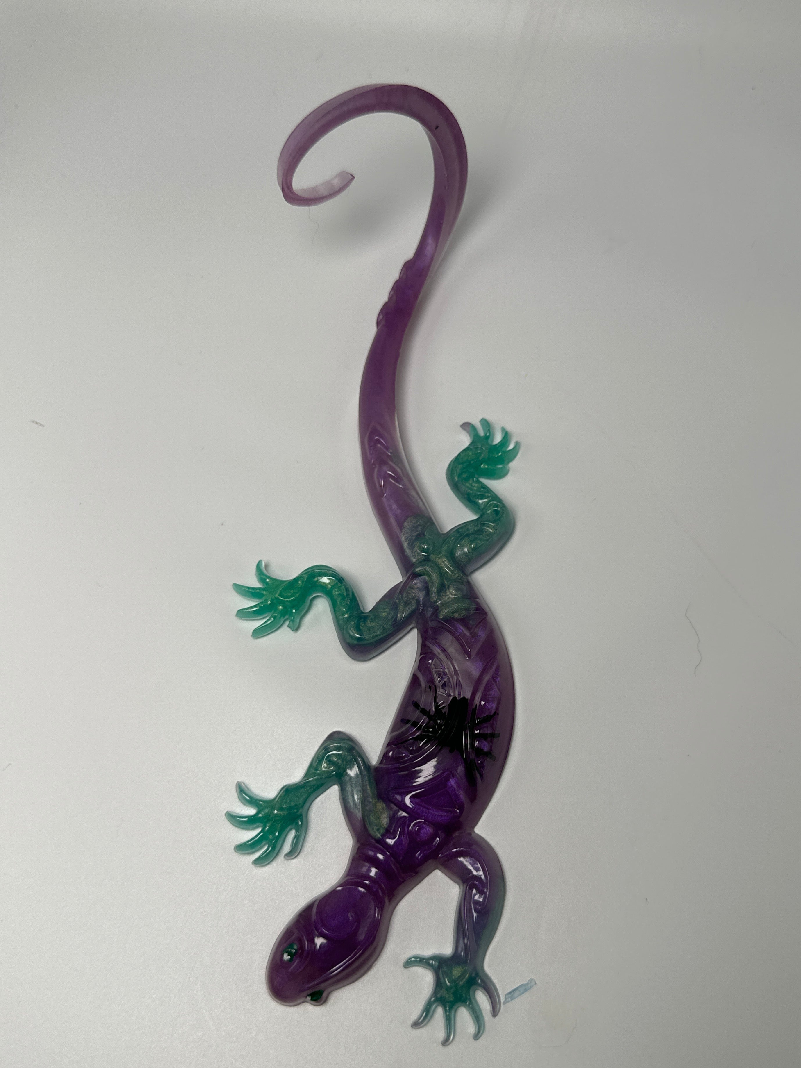 Lizard purple / green. Spider belly Item 246