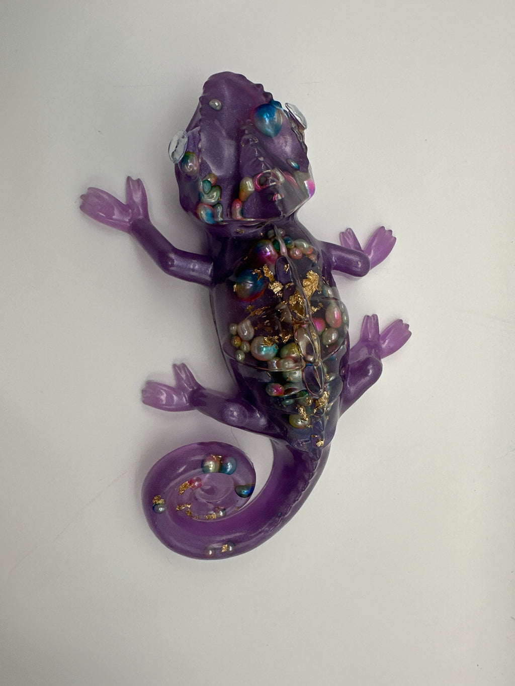 Gecko with Pearls Item#283