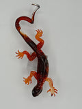 Lizard Brown And Orange with Curly Tail