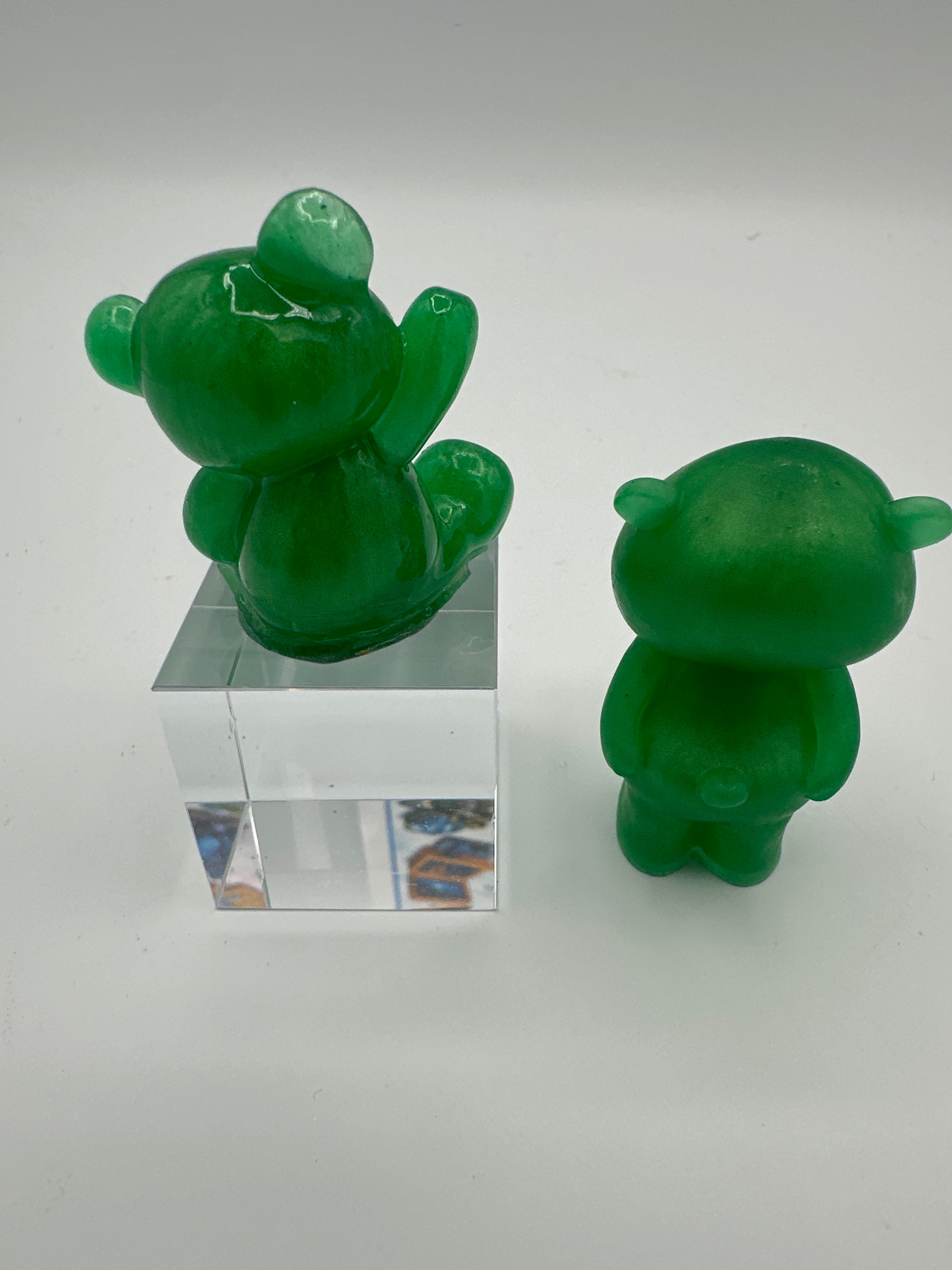 Bear Friends, set of 2 / Green