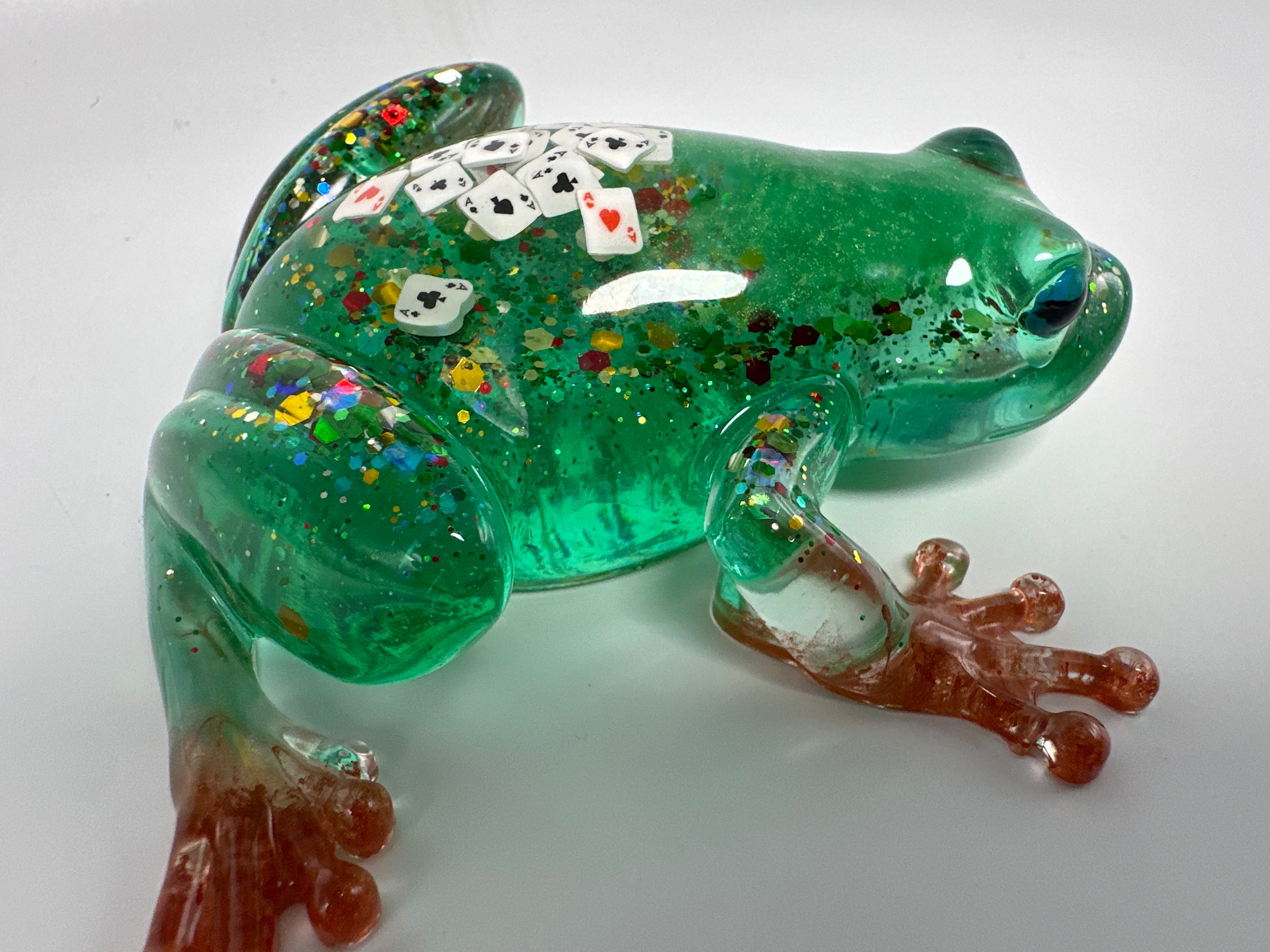 Frog Fancy / green / playing cards / Item 250