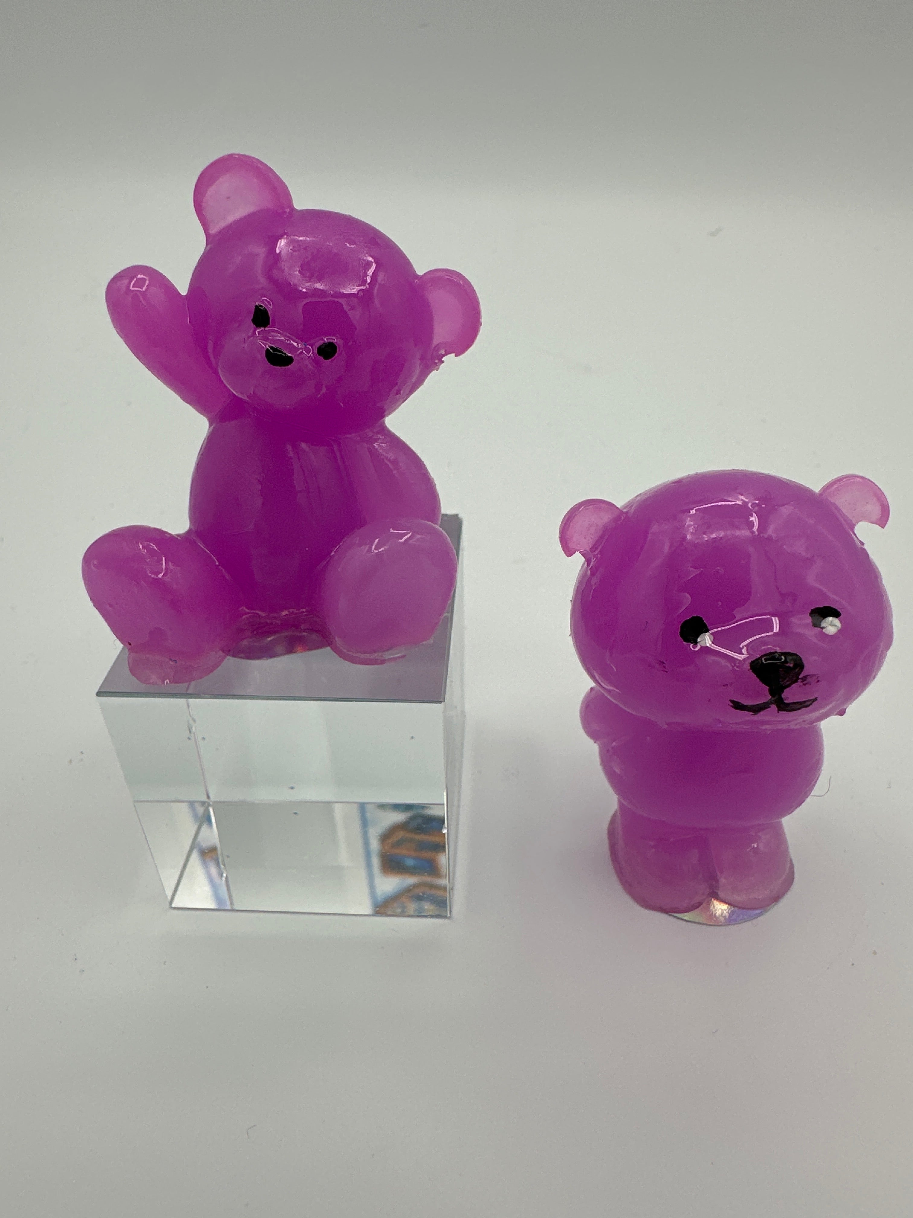 Bear friends, set of 2  / Violet