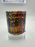 Crayon holder/multicolored/chunky glitter/weight 7.4ounces/item 73