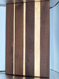 Cutting board 23 1/2 inches long/black walnut/maple/item 4