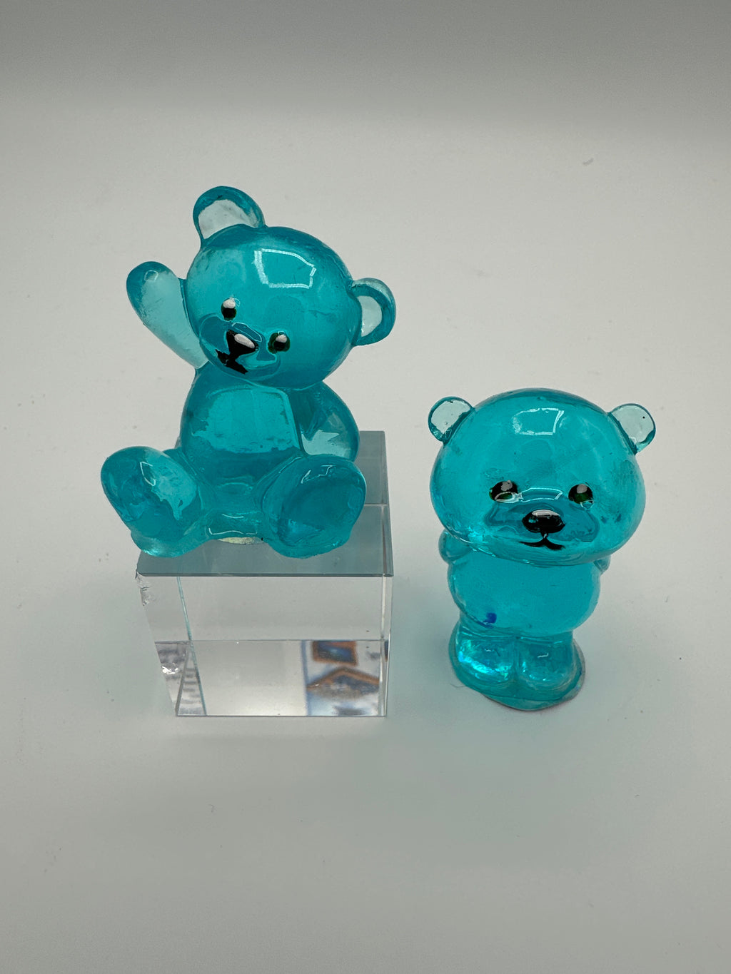 Bear Friends, Set of 2  / Teal