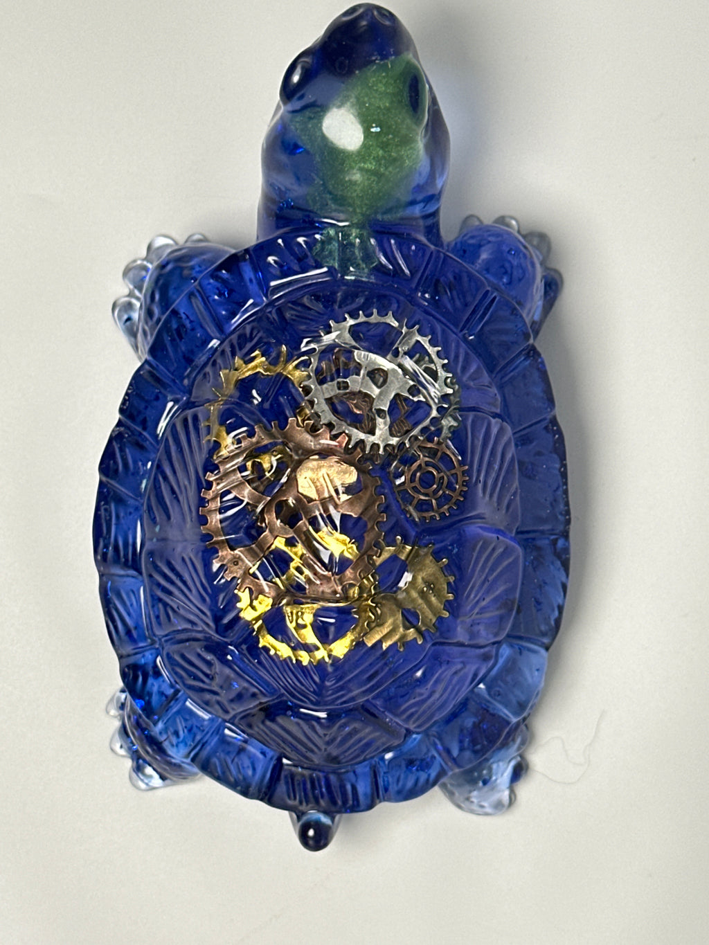 Ground Turtle /5.5 inch /blue gear fish head item238