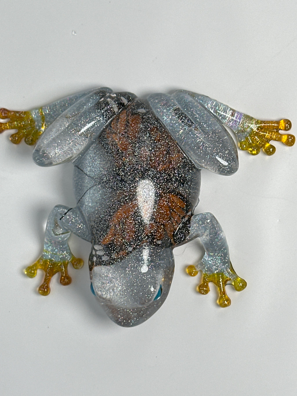 Frog Fancy clear / glitter / butterfly item 56