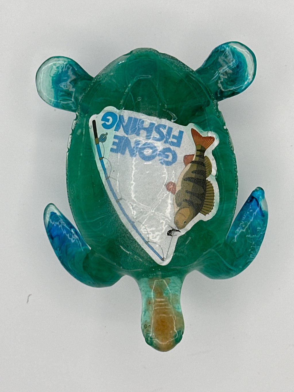 Sea Turtle/ Green / Gone Fishing / Fish head / Item 360