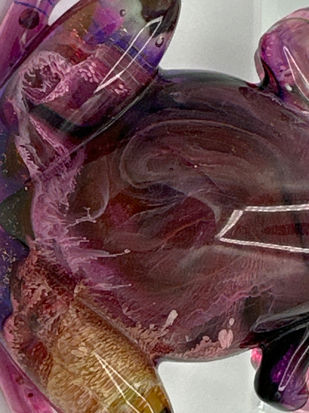 Frog Fancy /  purple smoke / Item 316