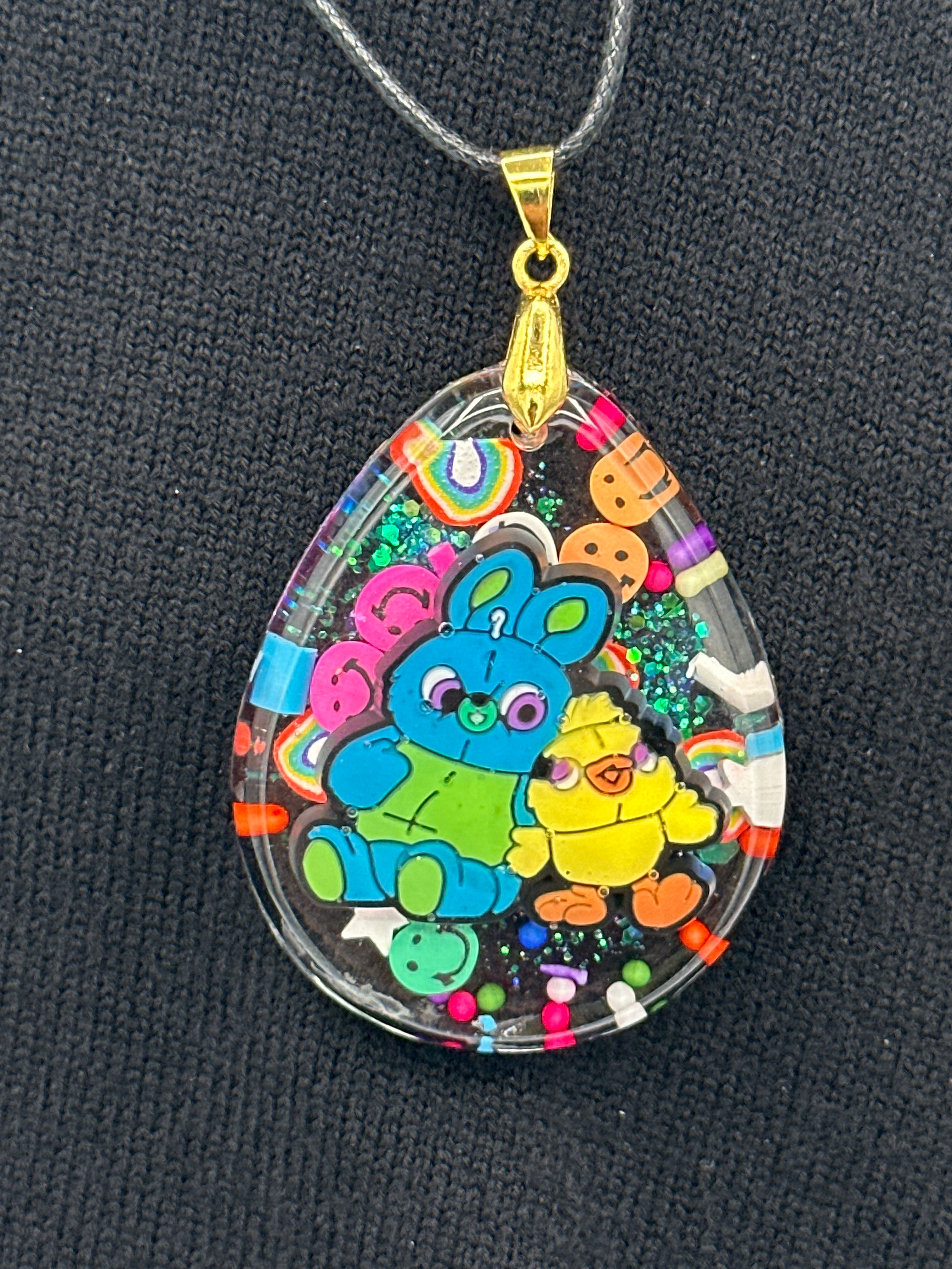 Pendant/ Bunny and chick / Item 45