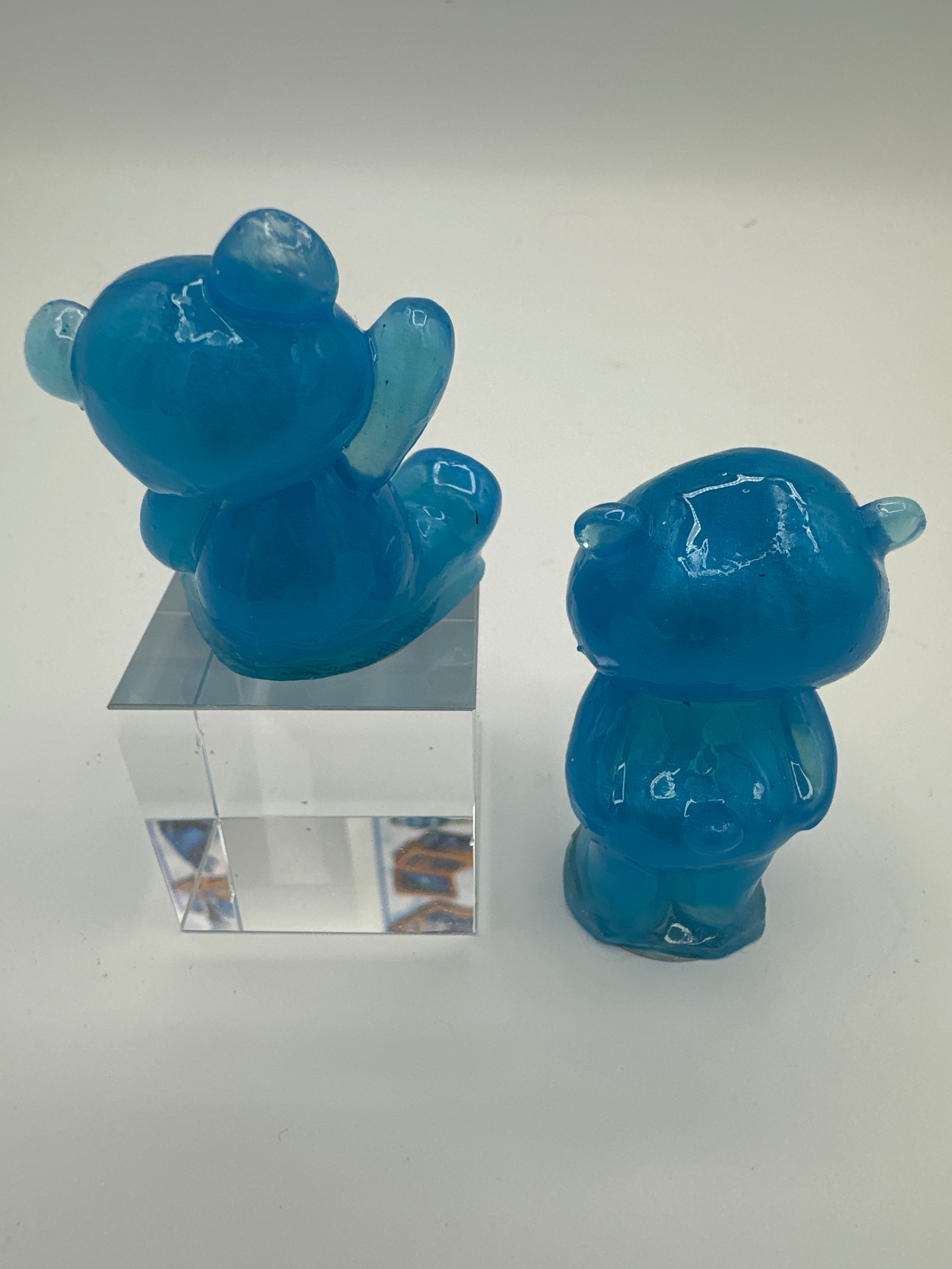 Bear Friends, Set of 2  / Teal