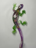 Lizard green and purple with gears item 176
