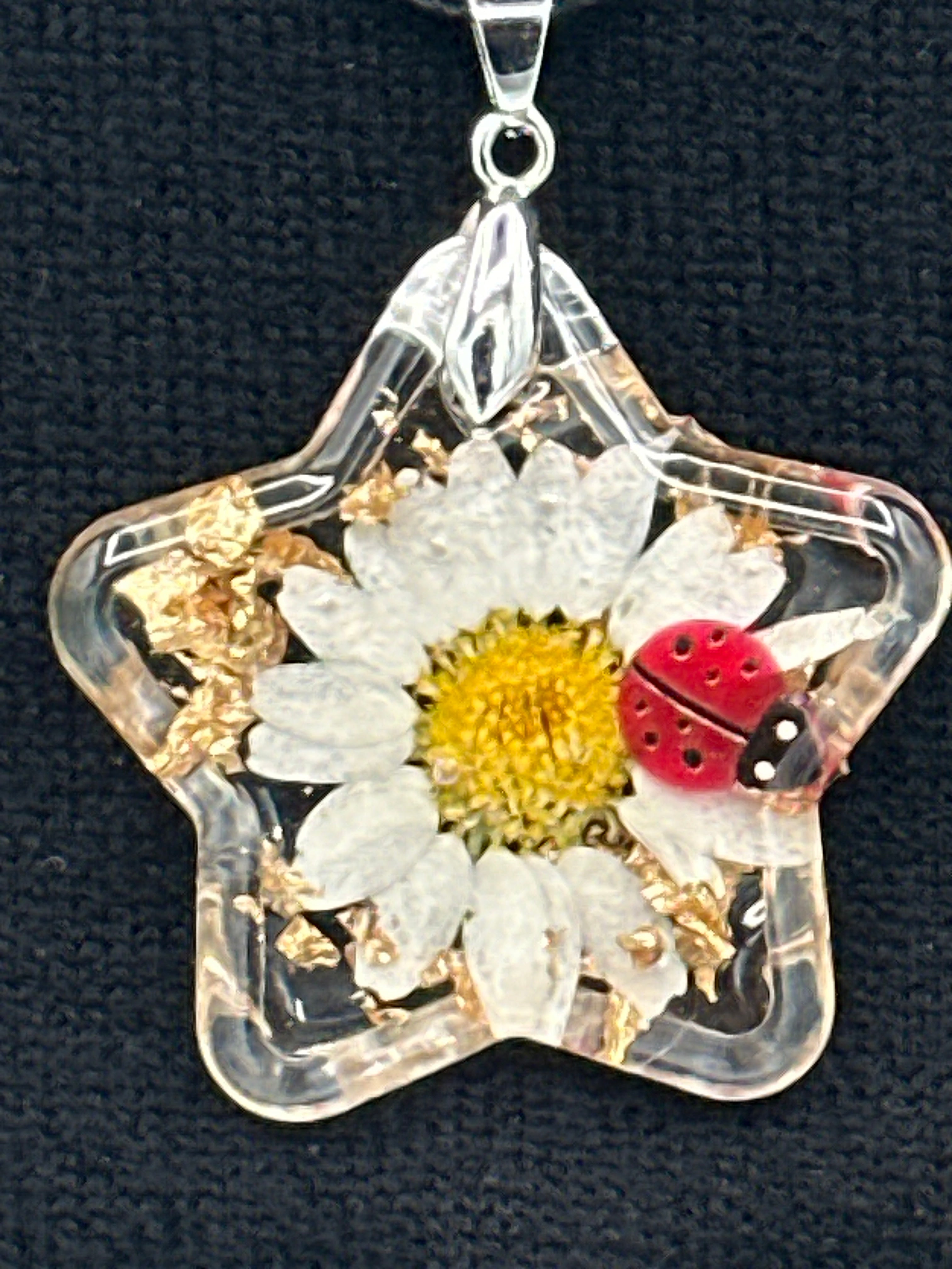 Pendant / 1.5 inch / floral /
item 24