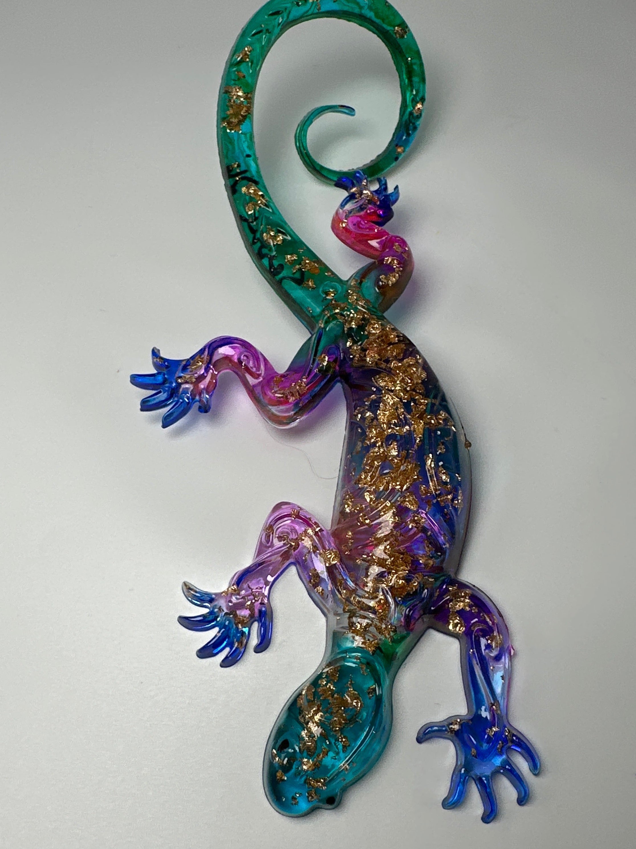 Lizard multi with gold fleck. Item 118