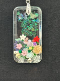 Pendant / 2 inch / glitter / Item 14