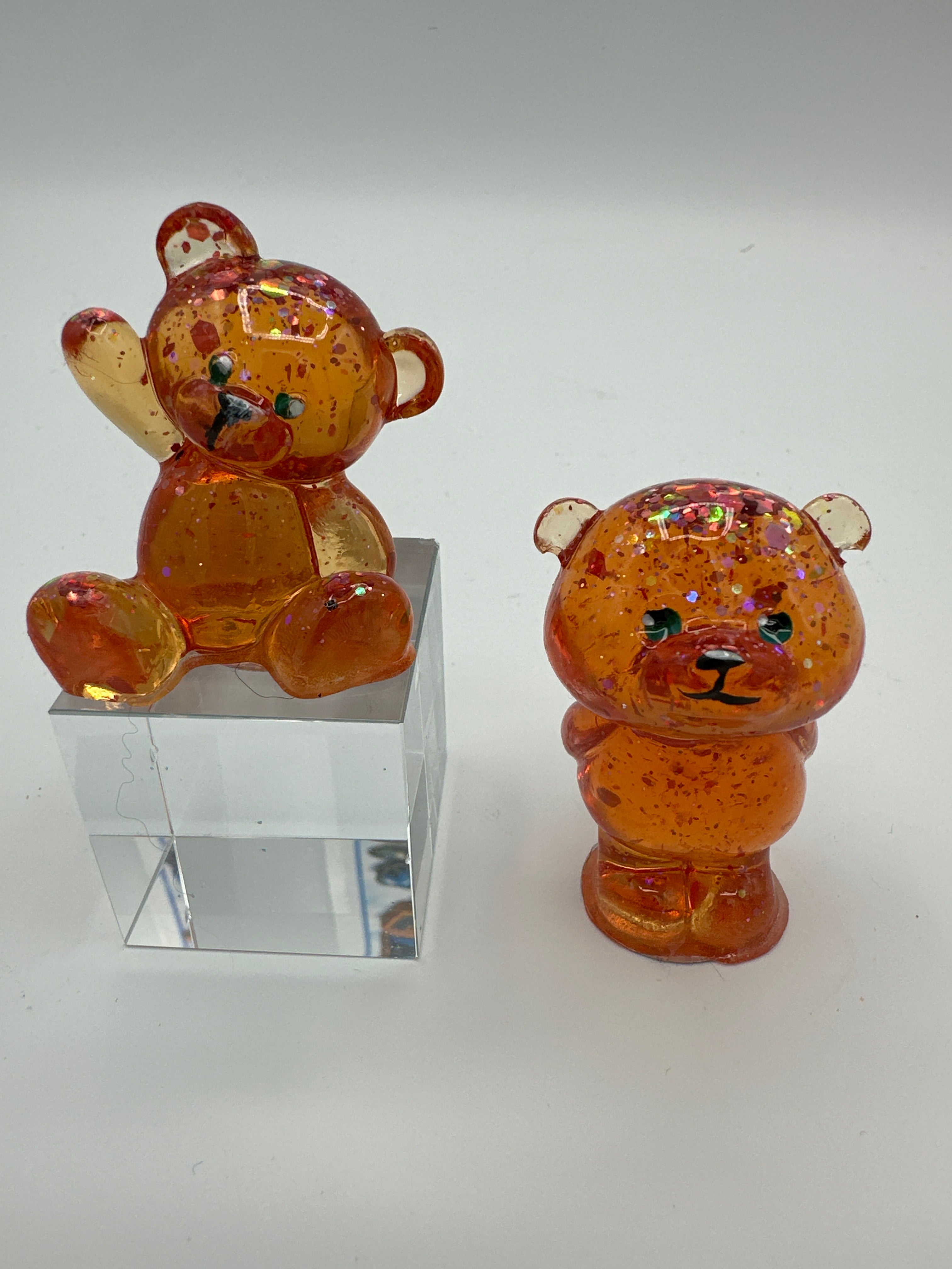 Bear Friends, Set of 2  / Orange