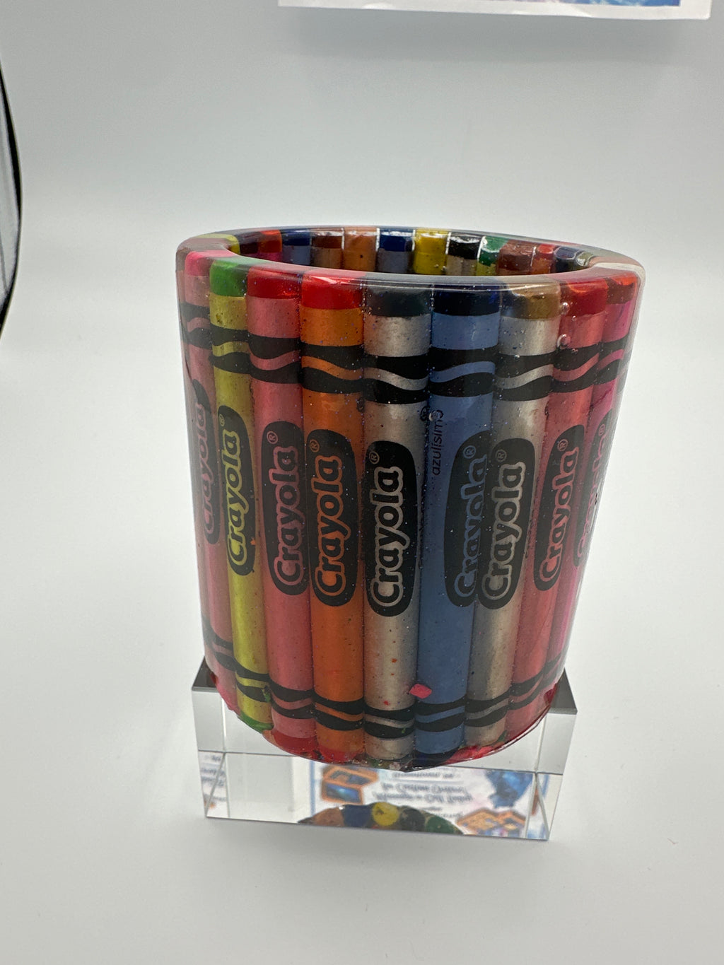 Crayon holder/multicolored/weight 7.5 ounces/item 161
