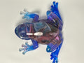 Frog Fancy white/ blue/purple / painted eyes. Item 326