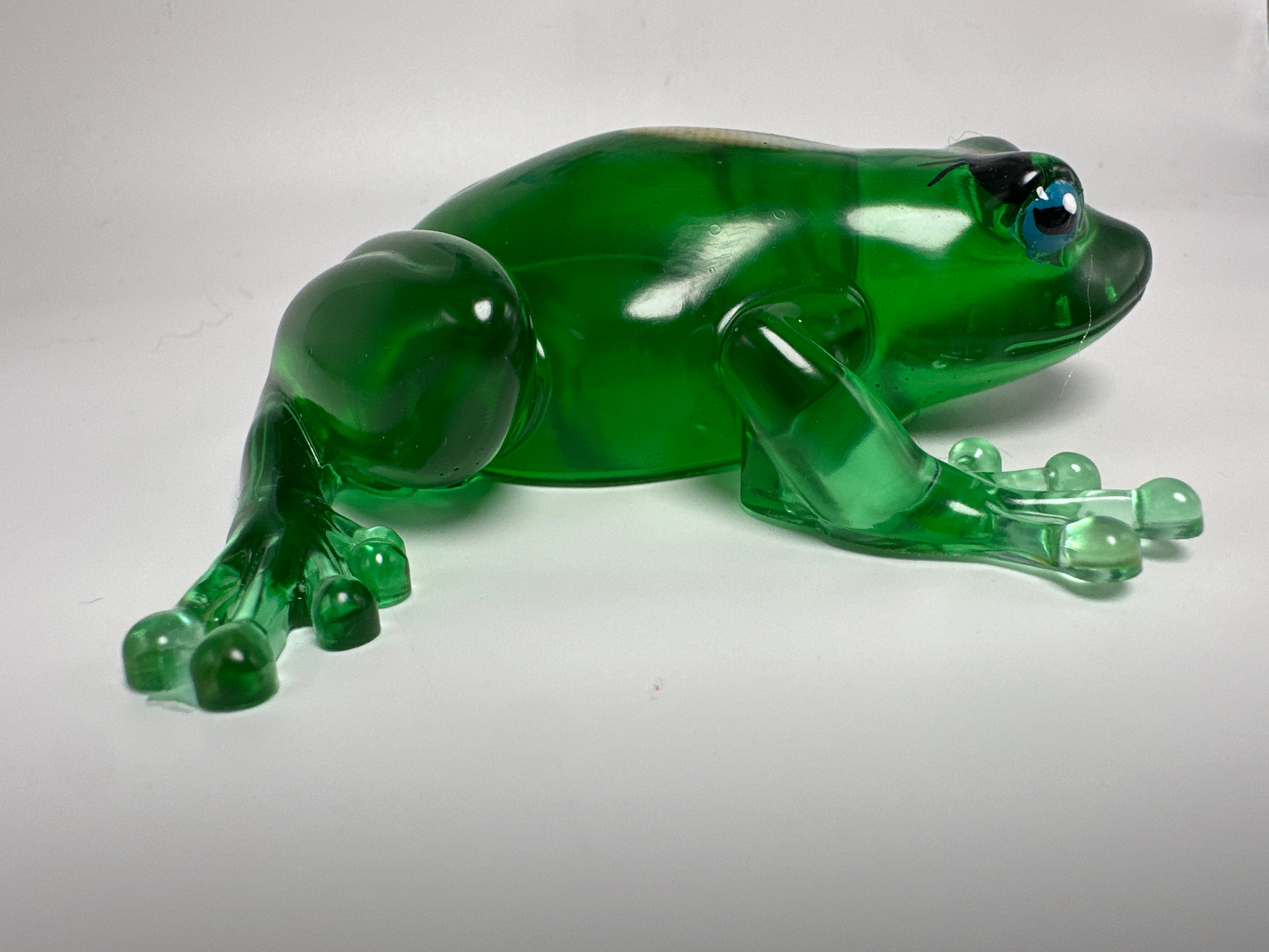 Frog Fancy, Green, worm /  Fly item 255