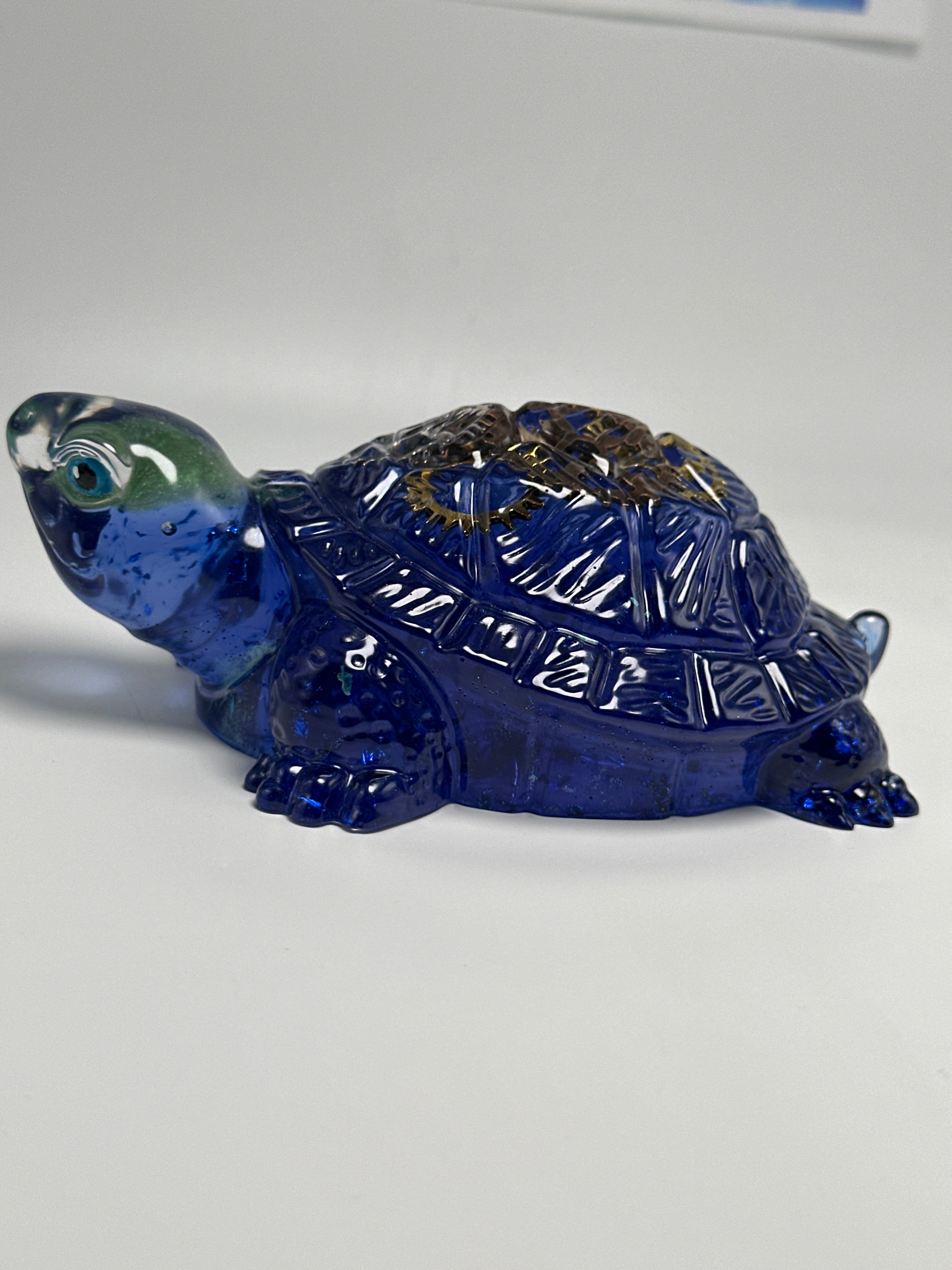 Ground Turtle /5.5 inch /blue gear fish head item238