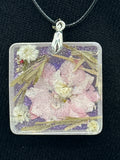 Pendant/one 1/2 inch/floral