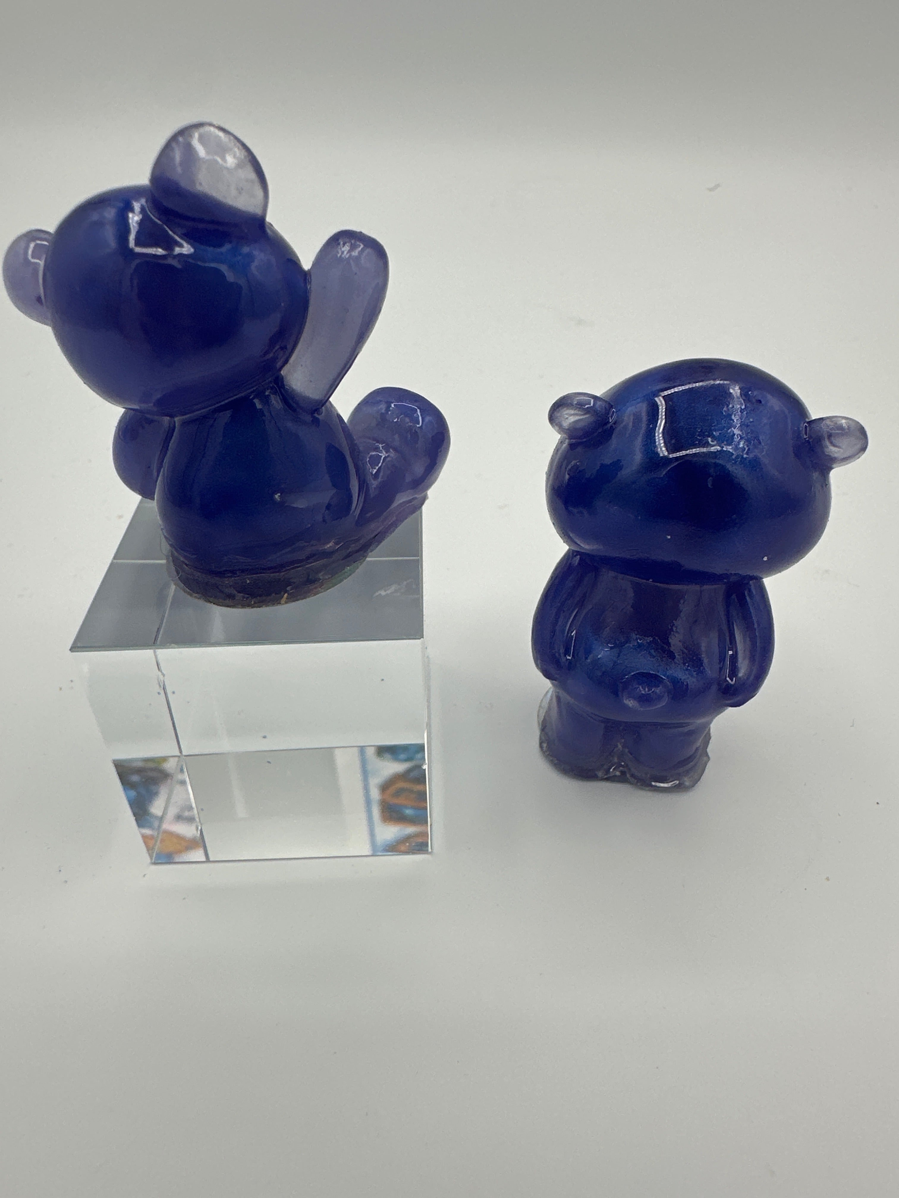 Bear Friends, set of 2 /  Purple