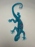 Lizard Aqua w/ pink sparkles Item 103