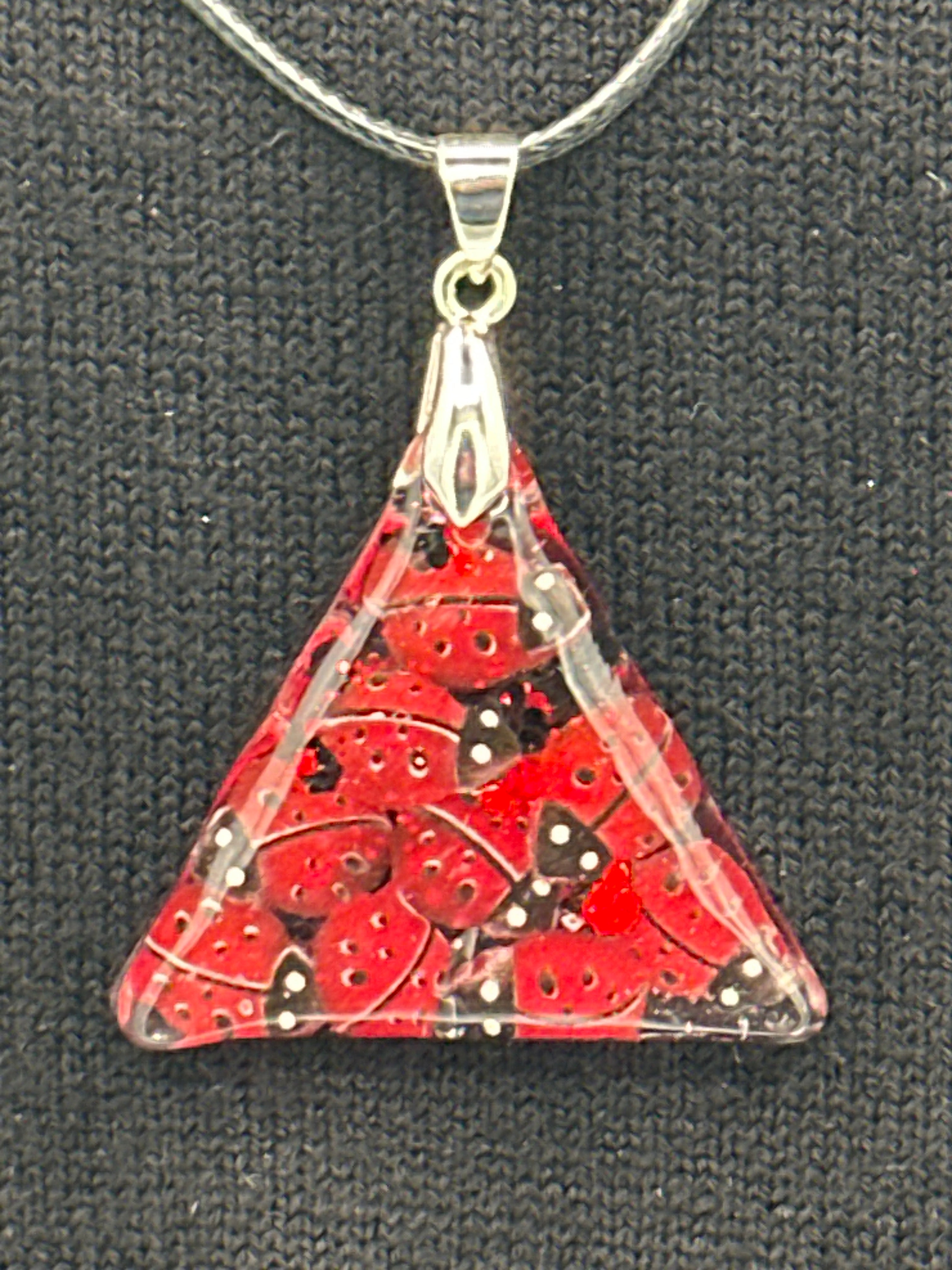 Pendant / 1.5 inch / ladybug
item 23