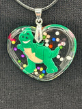 Pendant / 1.5 inch / dinosaur 
item 26