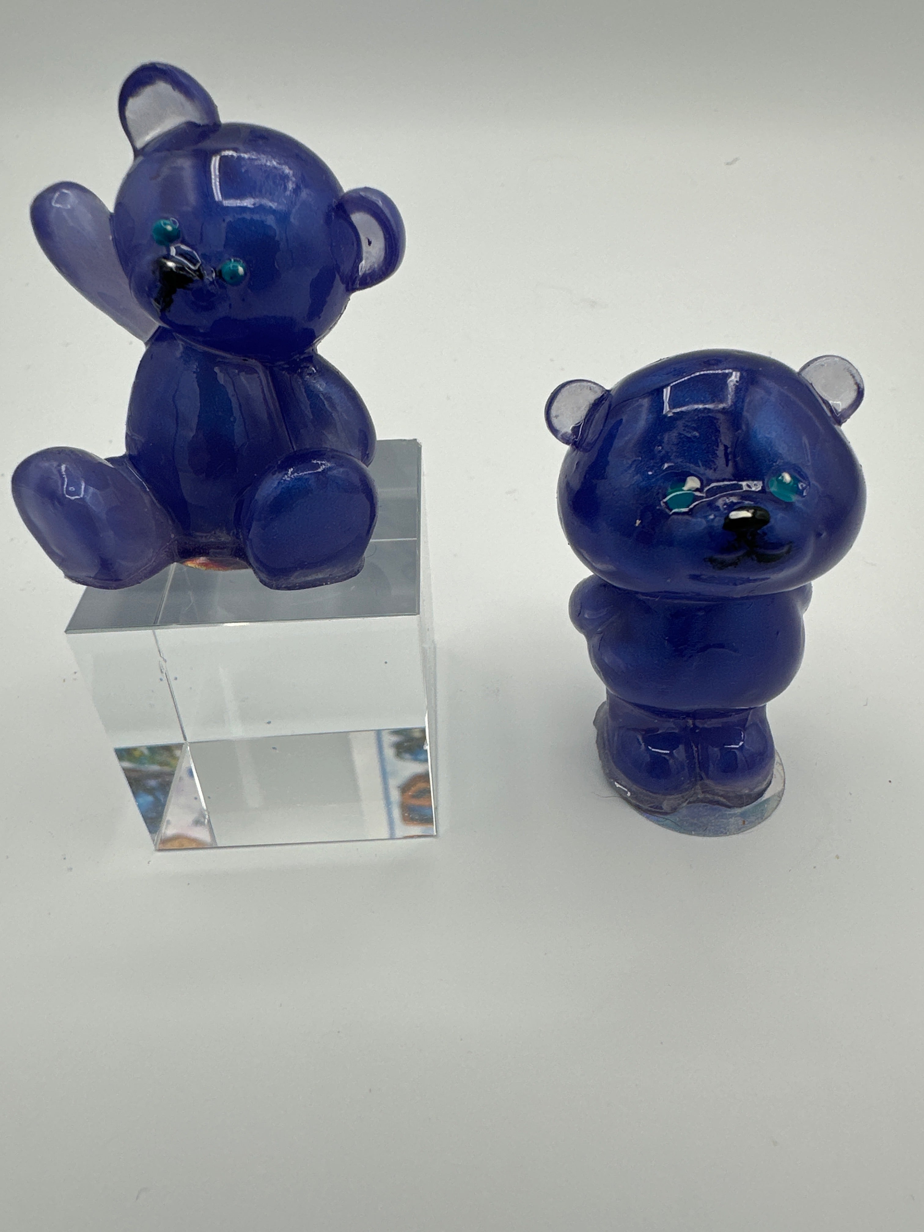 Bear Friends, set of 2 /  Purple