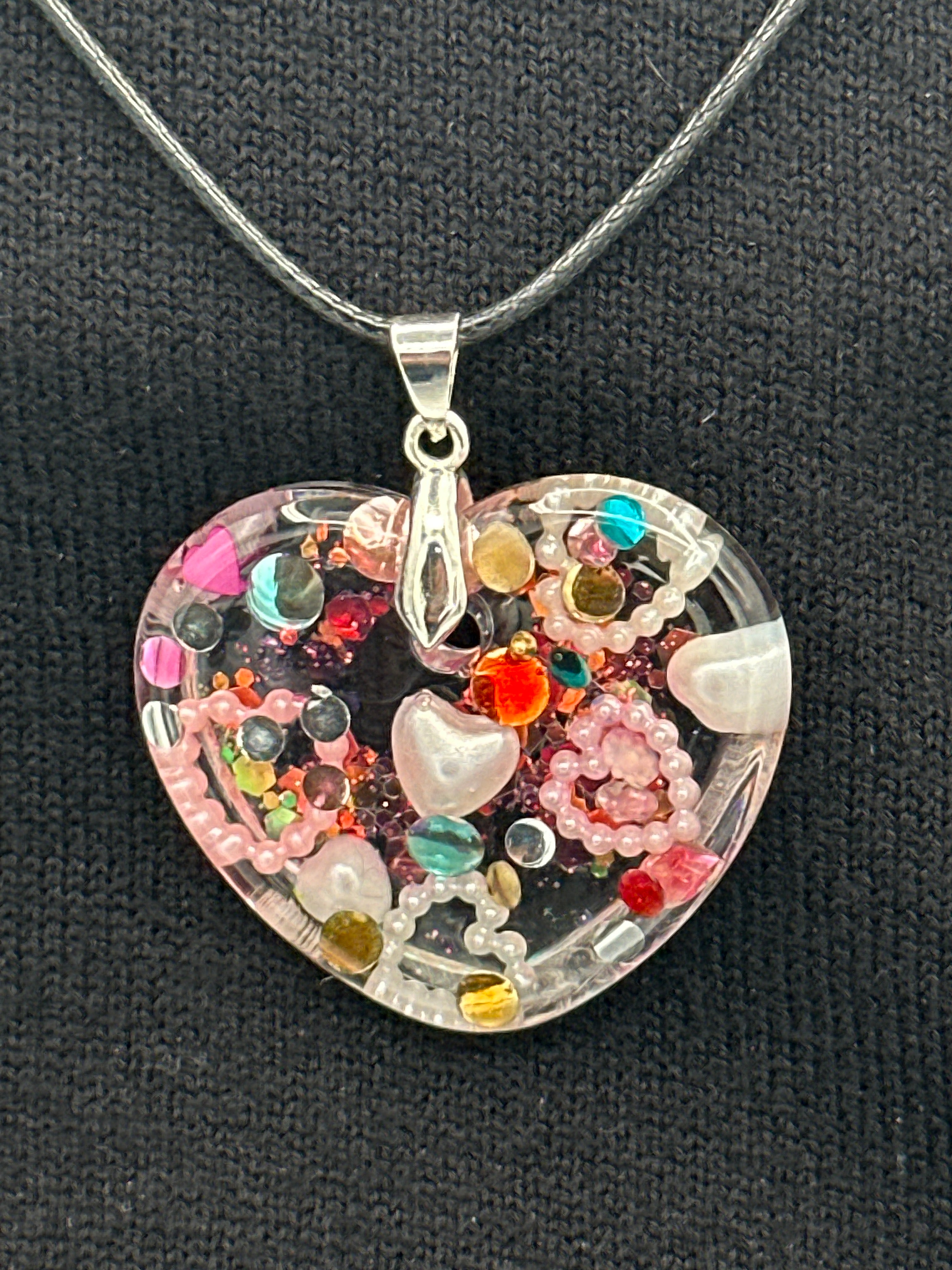 Pendant / 1.5 inch / glitter/ 
item 22