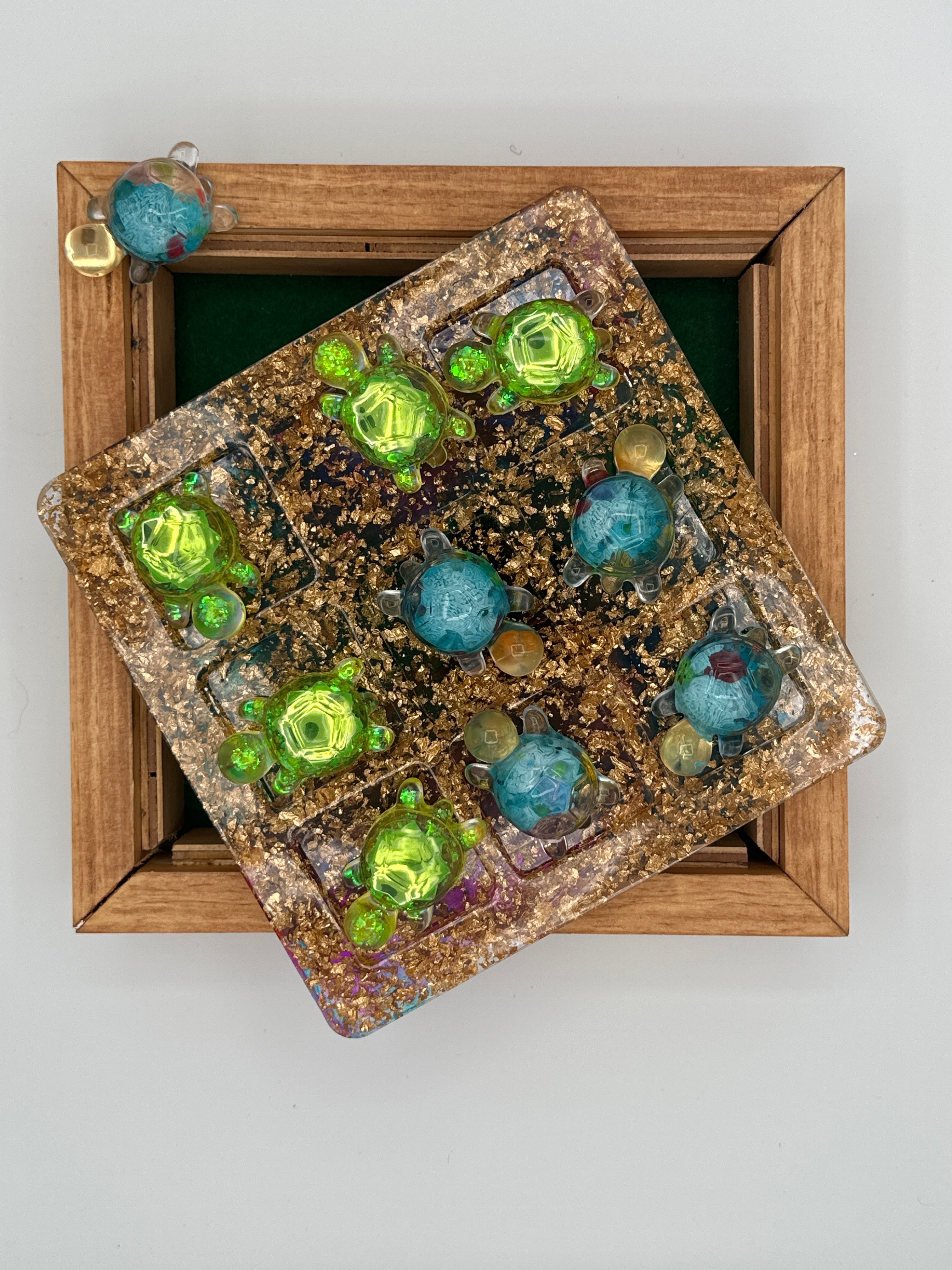 Turtle Tic Tac Toe with Storage Board