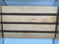 Cutting board/22 and three-quarter inch long/black walnut/maple/item 3